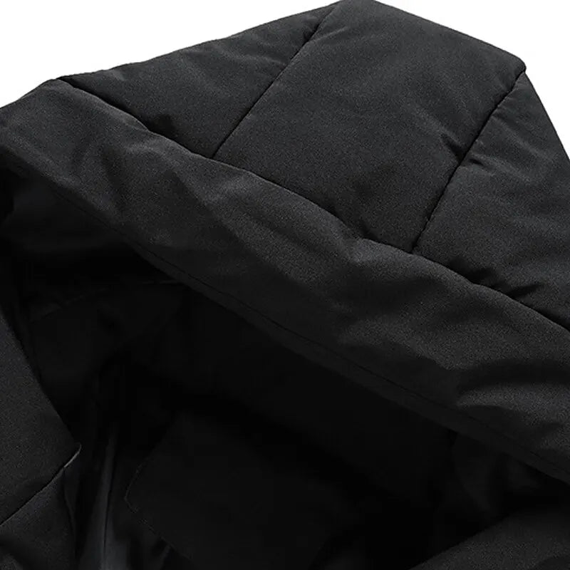 Męska kurtka puchowa z kapturem i ściągaczem-Jackets for men-Olave