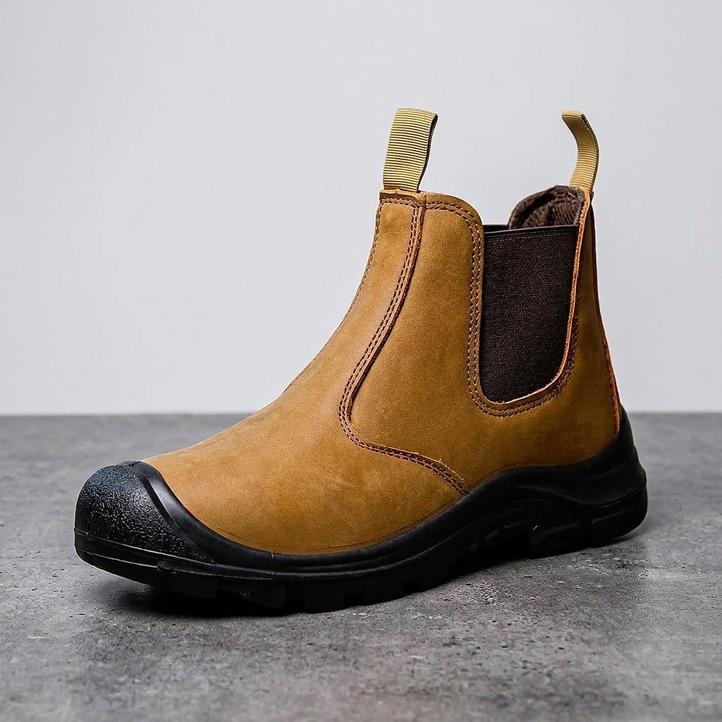 Męskie wsuwane botki sztyblety z uchwytami-Footwear for men-Olave