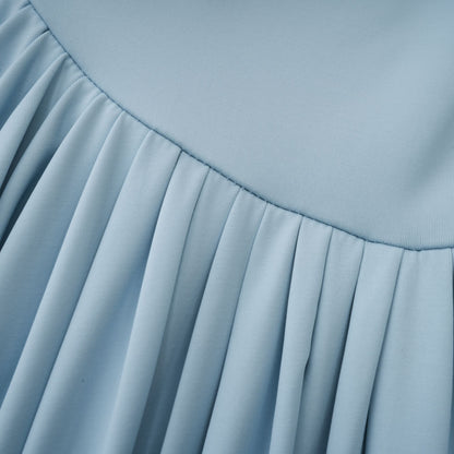 Damska asymetryczna plisowana sukienka maxi-Maxi Dress-Olave