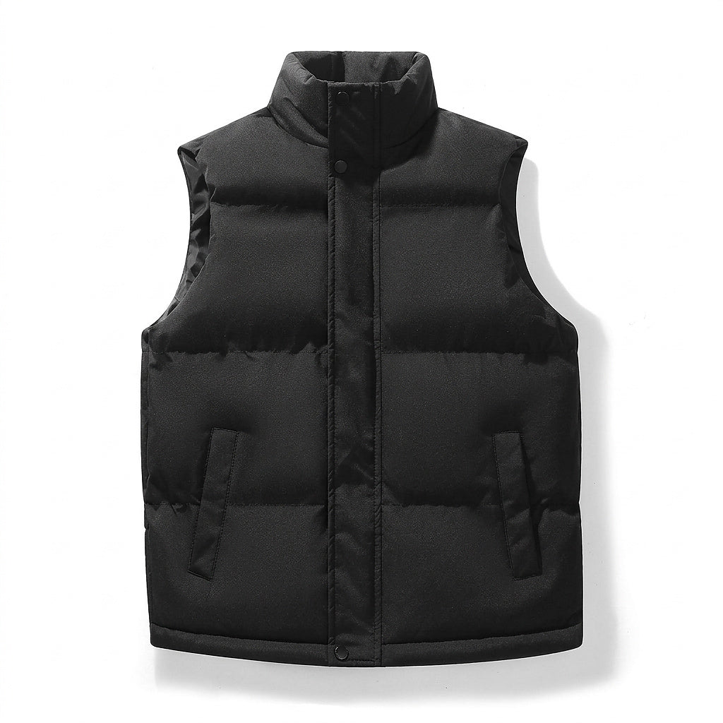 Damska kamizelka puchowa ze stójką-Vests for women-Olave