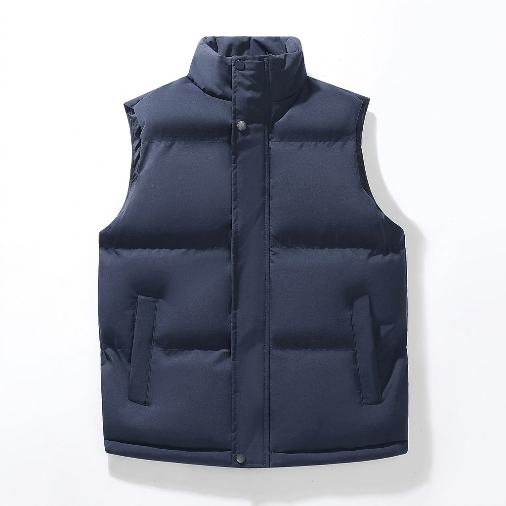 Damska kamizelka puchowa ze stójką-Vests for women-Olave