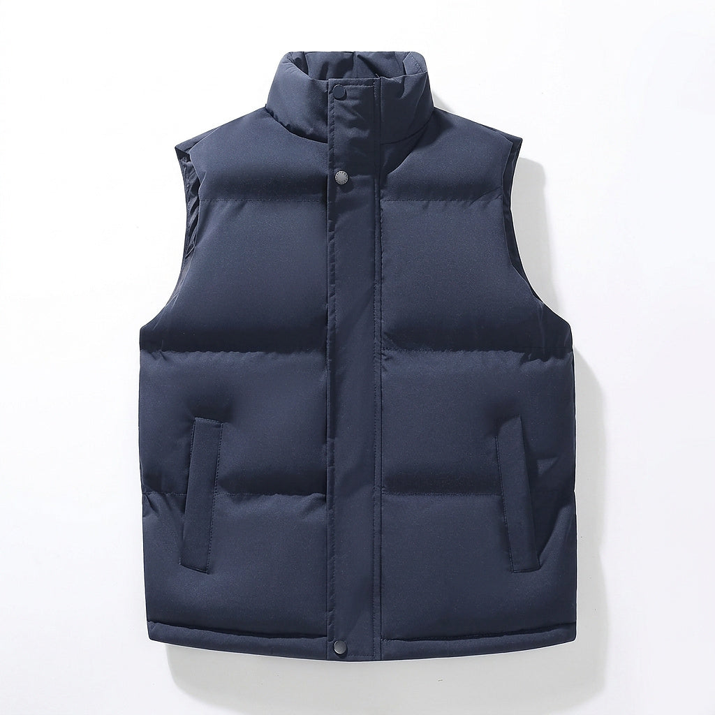 Damska kamizelka puchowa ze stójką-Vests for women-Olave