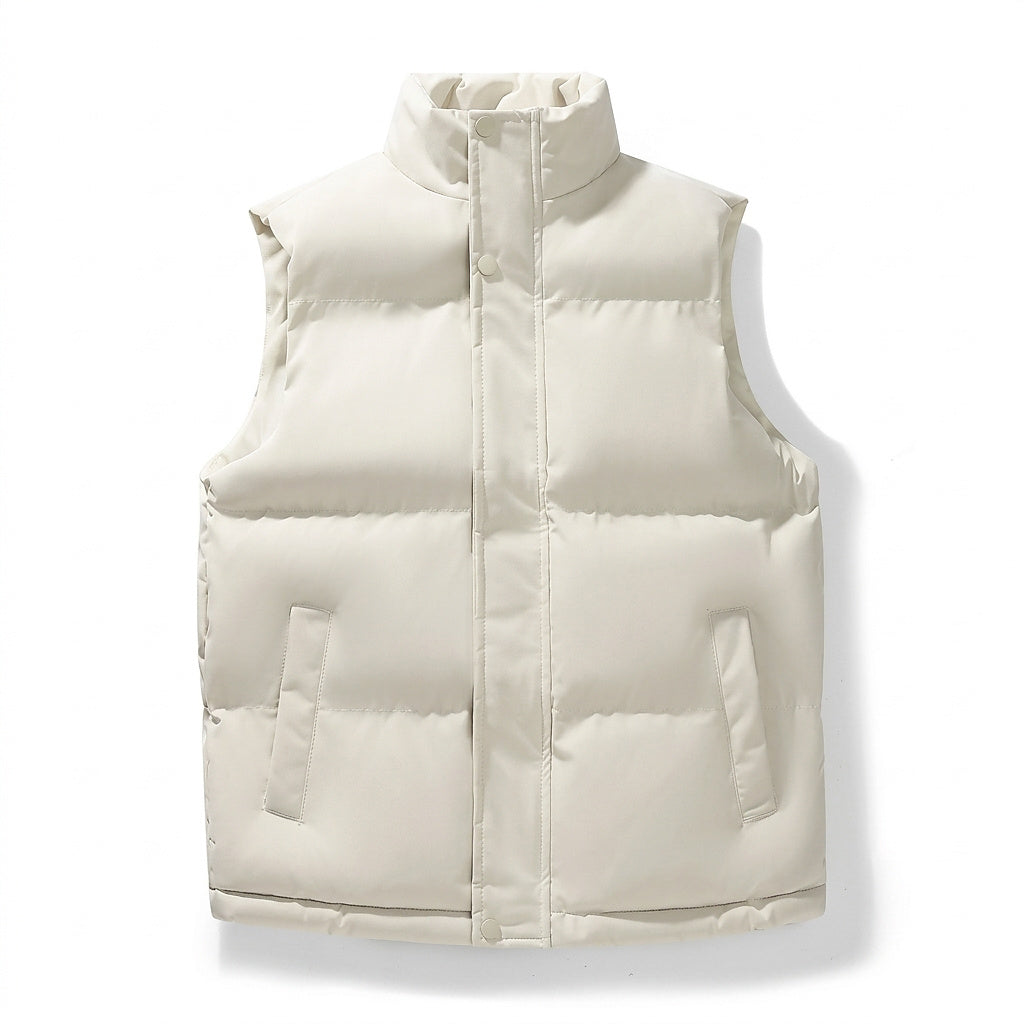 Damska kamizelka puchowa ze stójką-Vests for women-Olave