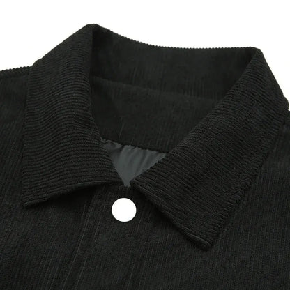 Damska koszula wierzchnia zapinana na guziki z naszywanymi kieszeniami-Jacket for women-Olave