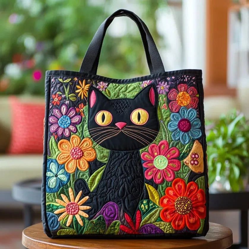 Damska pikowana torba typu tote z motywem pianina-Accessories for Women-Olave