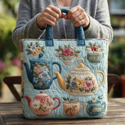 Damska pikowana torba typu tote z motywem pianina-Accessories for Women-Olave