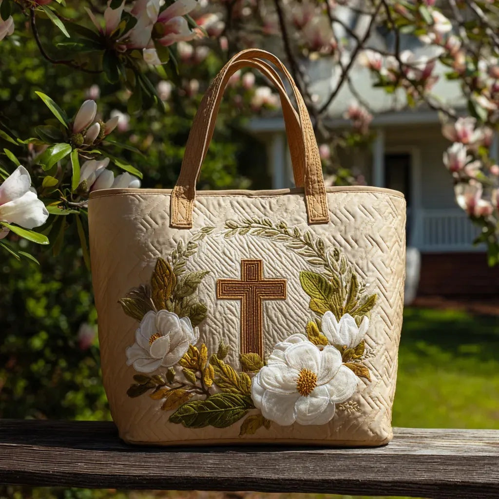 Damska pikowana torba typu tote z motywem pianina-Accessories for Women-Olave