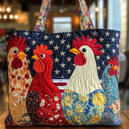 Damska pikowana torba typu tote z motywem pianina-Accessories for Women-Olave