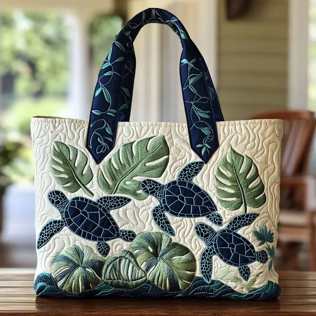 Damska pikowana torba typu tote z motywem pianina-Accessories for Women-Olave
