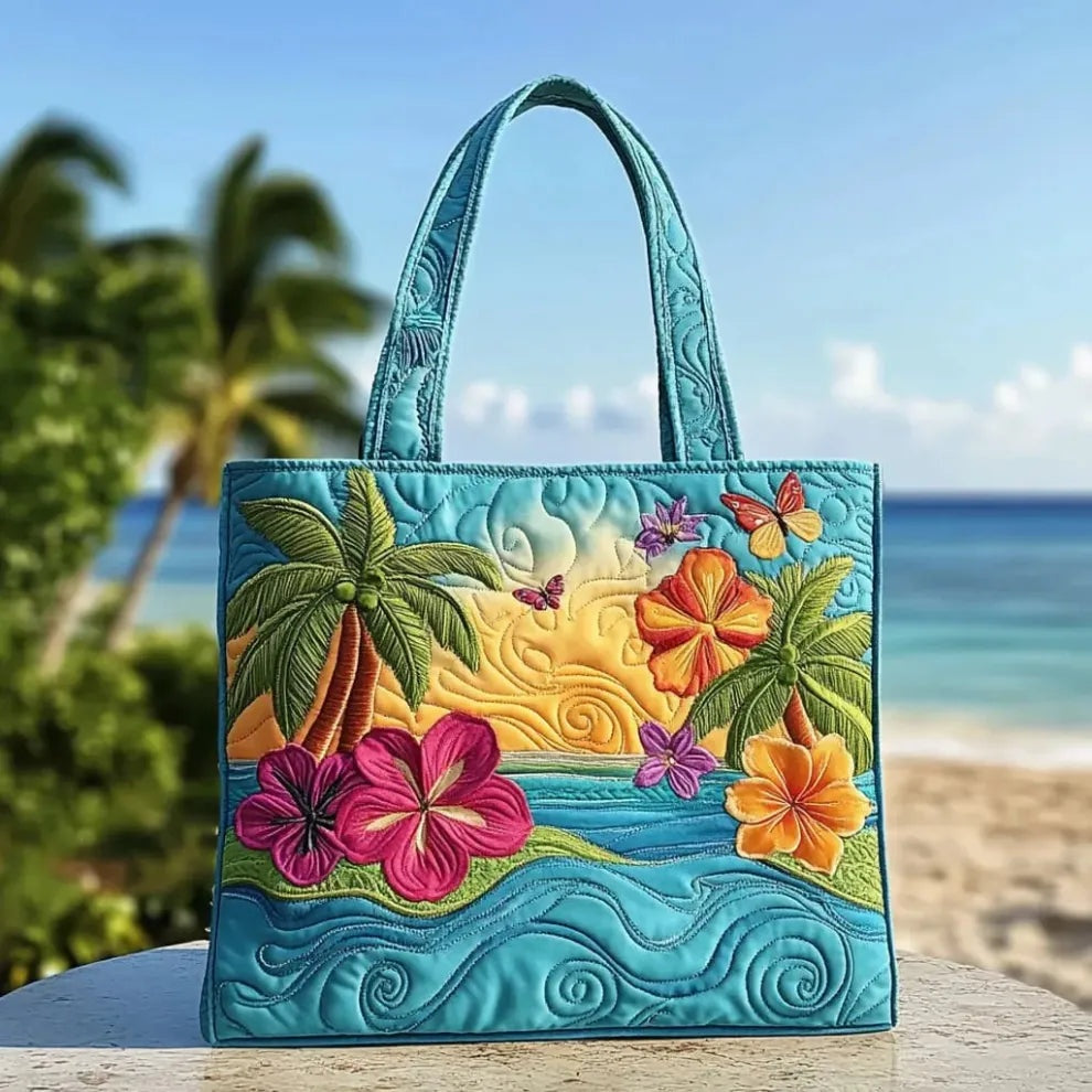 Damska pikowana torba typu tote z motywem pianina-Accessories for Women-Olave
