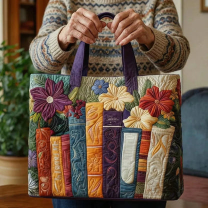 Damska pikowana torba typu tote z motywem pianina-Accessories for Women-Olave