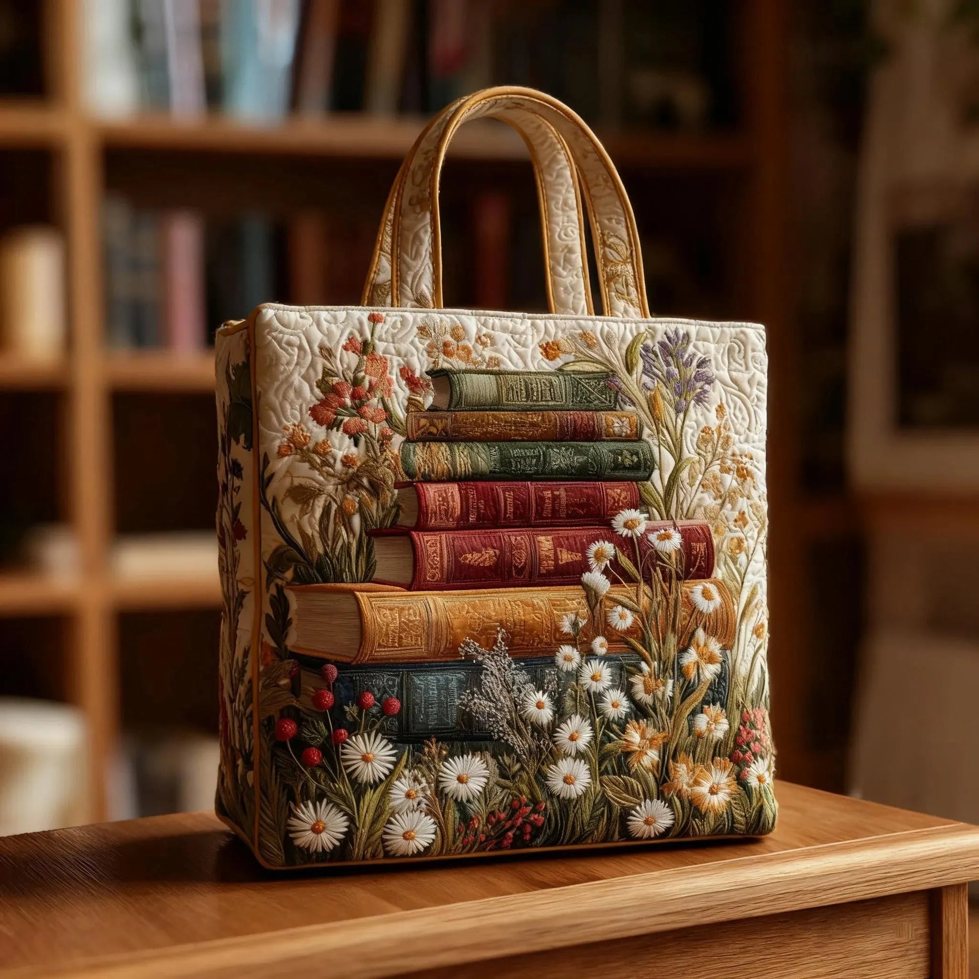Damska pikowana torba typu tote z motywem pianina-Accessories for Women-Olave
