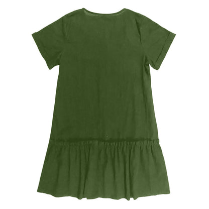 Damska sukienka koszulowa mini zapinana na guziki-Mini Dress-Olave