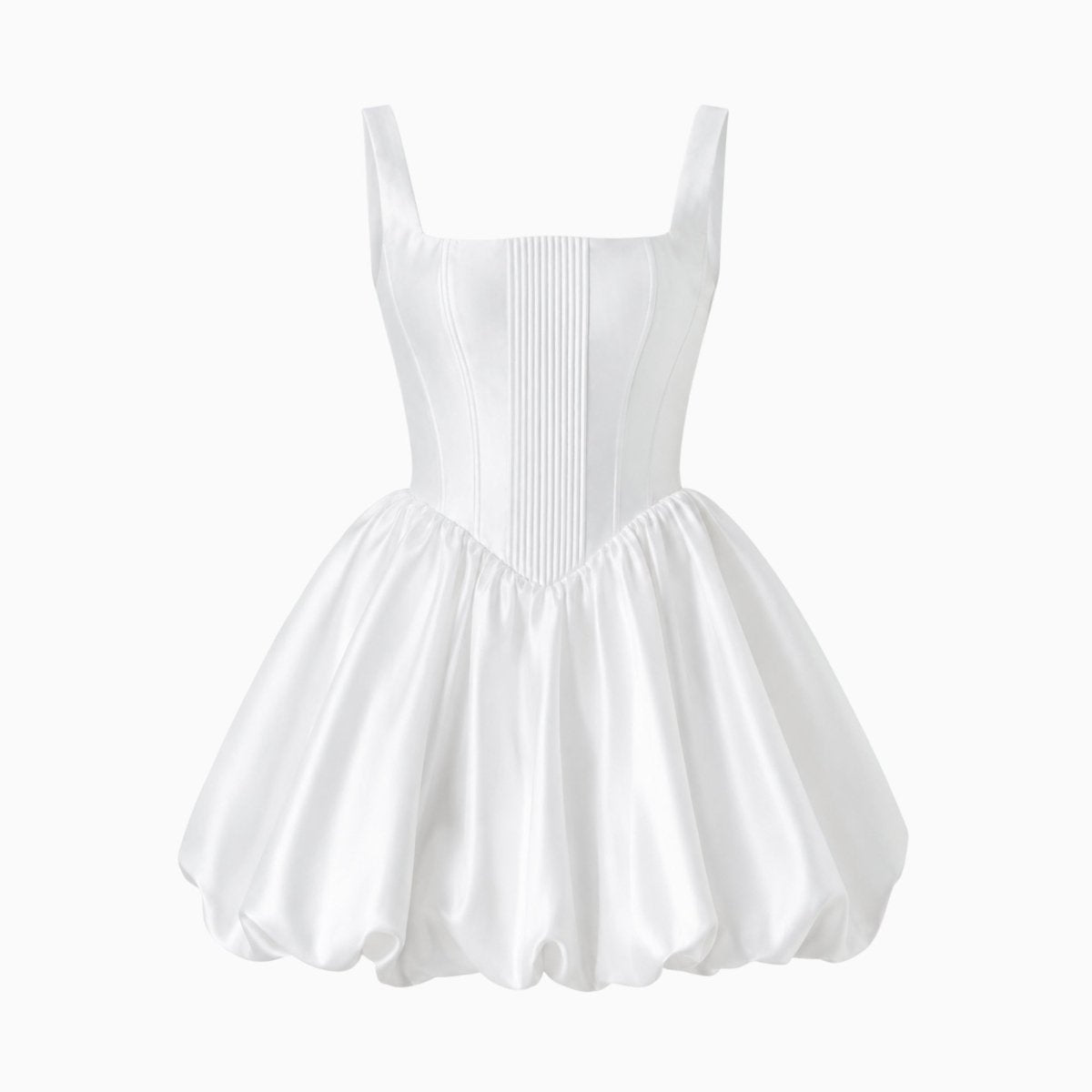 Damska sukienka mini typu gorsetowego bez rękawów-Mini Dress-Olave