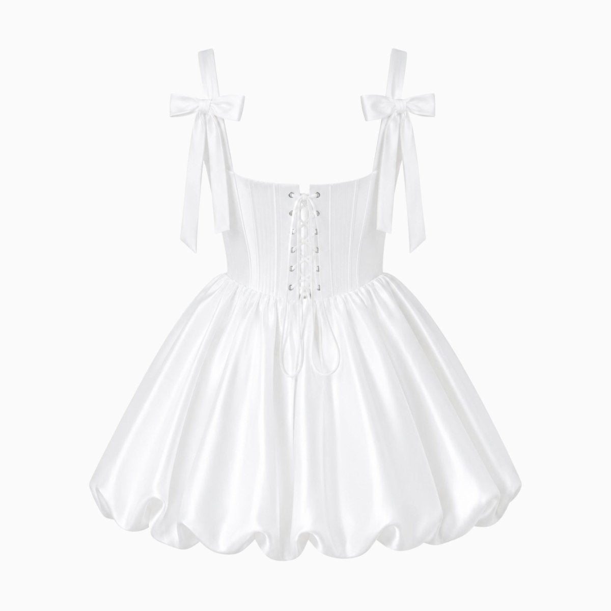Damska sukienka mini typu gorsetowego bez rękawów-Mini Dress-Olave