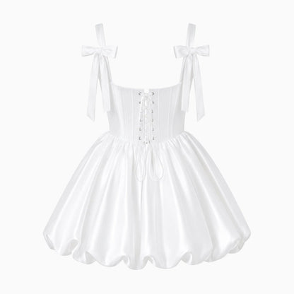 Damska sukienka mini typu gorsetowego bez rękawów-Mini Dress-Olave