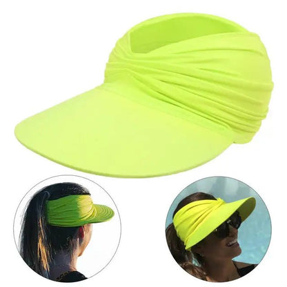 Damski daszek z szerokim rondem i ozdobnym splotem-Accessories for Women-Olave