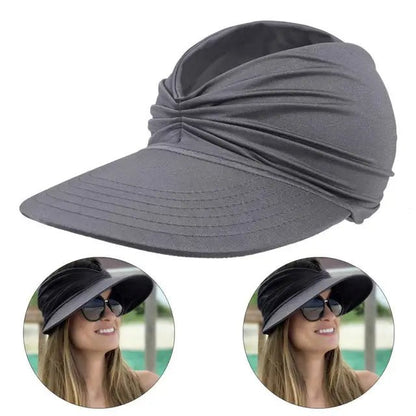 Damski daszek z szerokim rondem i ozdobnym splotem-Accessories for Women-Olave
