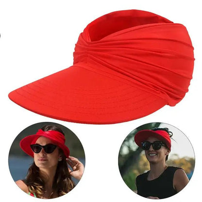 Damski daszek z szerokim rondem i ozdobnym splotem-Accessories for Women-Olave