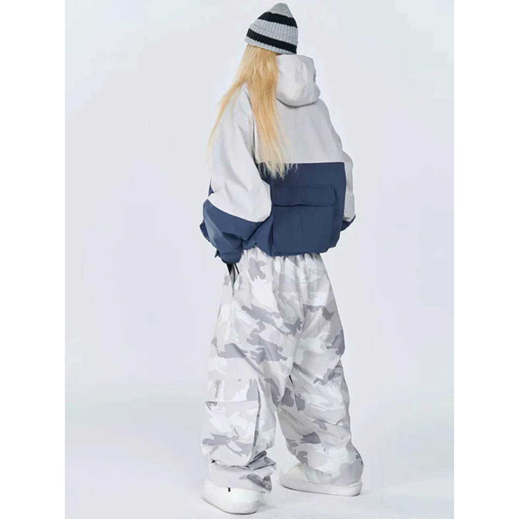 Damski dwuczęściowy zestaw: kurtka anorak i spodnie cargo-Sets for women-Olave