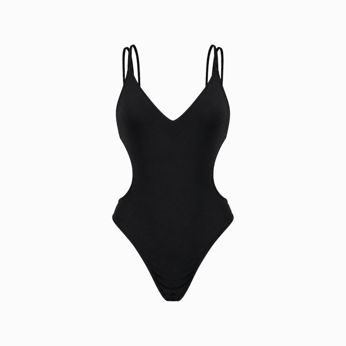 Damski strój kąpielowy jednoczęściowy z wycięciami po bokach-Swimwear for Women-Olave