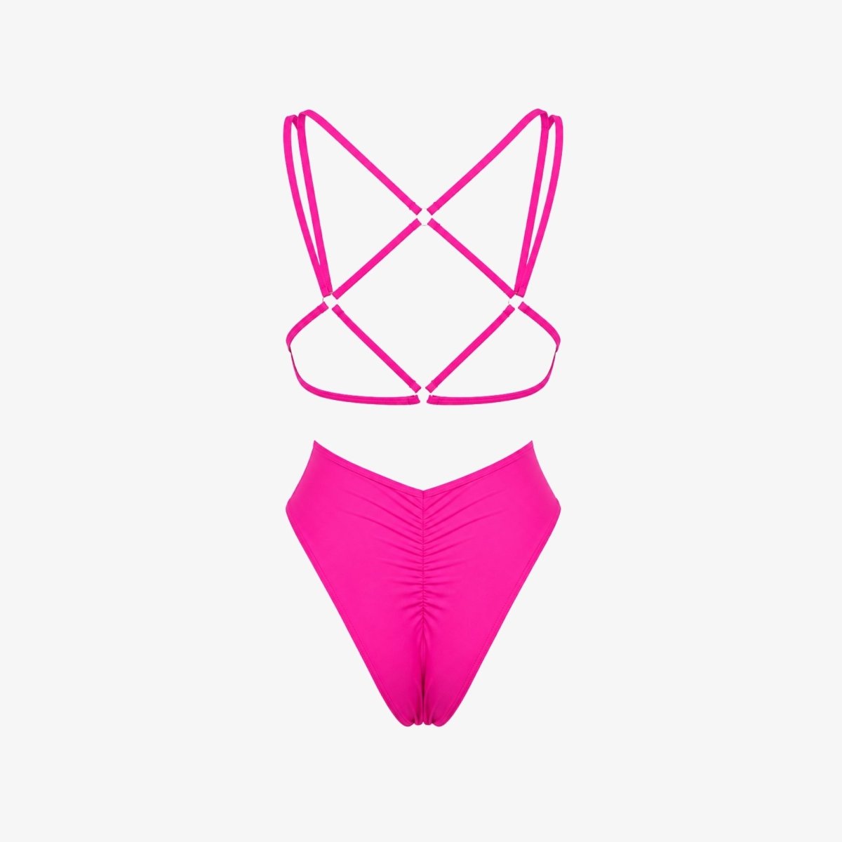 Damski strój kąpielowy jednoczęściowy z wycięciami po bokach-Swimwear for Women-Olave