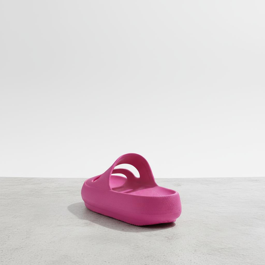 Damskie klapki wsuwane z dwoma paskami-Footwear for women-Olave