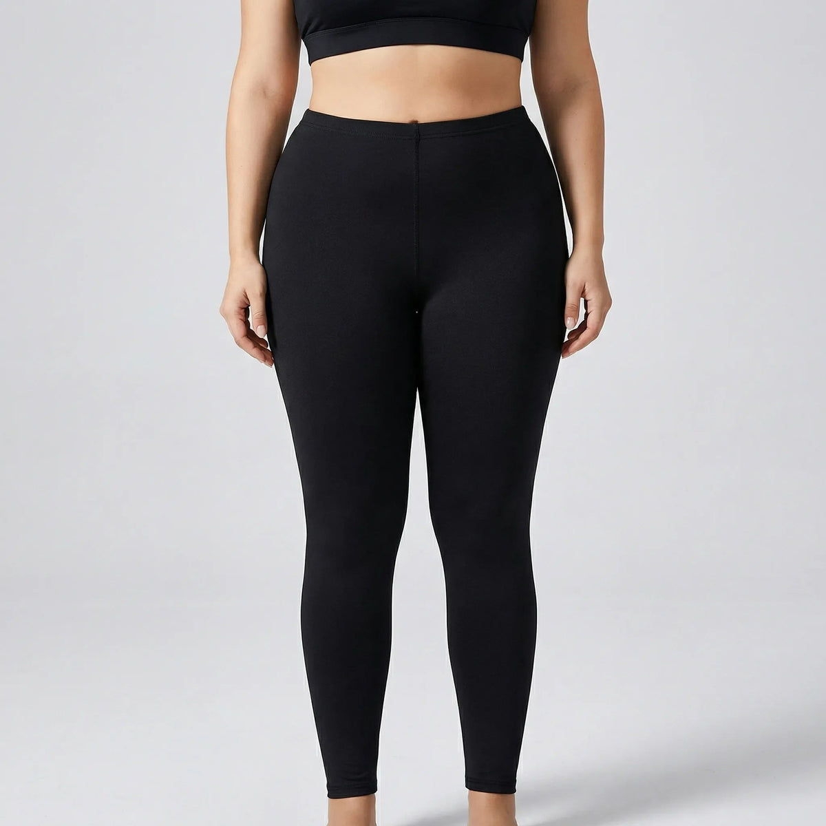 Damskie legginsy sportowe z wysokim stanem-Leggings for women-Olave