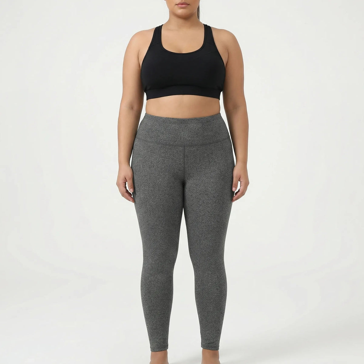 Damskie legginsy sportowe z wysokim stanem-Leggings for women-Olave