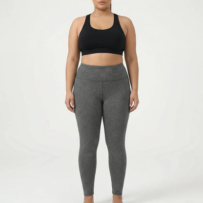 Damskie legginsy sportowe z wysokim stanem-Leggings for women-Olave