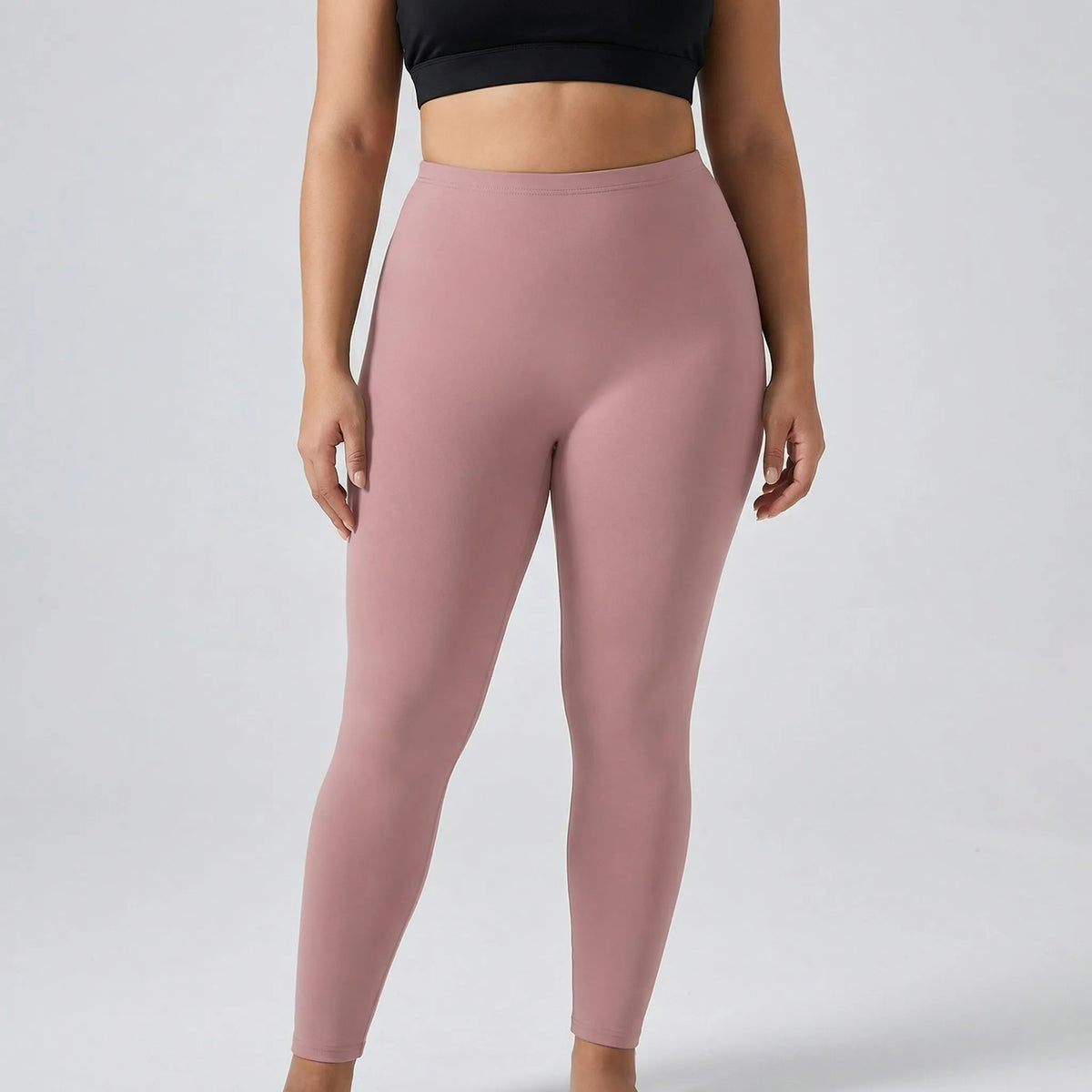 Damskie legginsy sportowe z wysokim stanem-Leggings for women-Olave