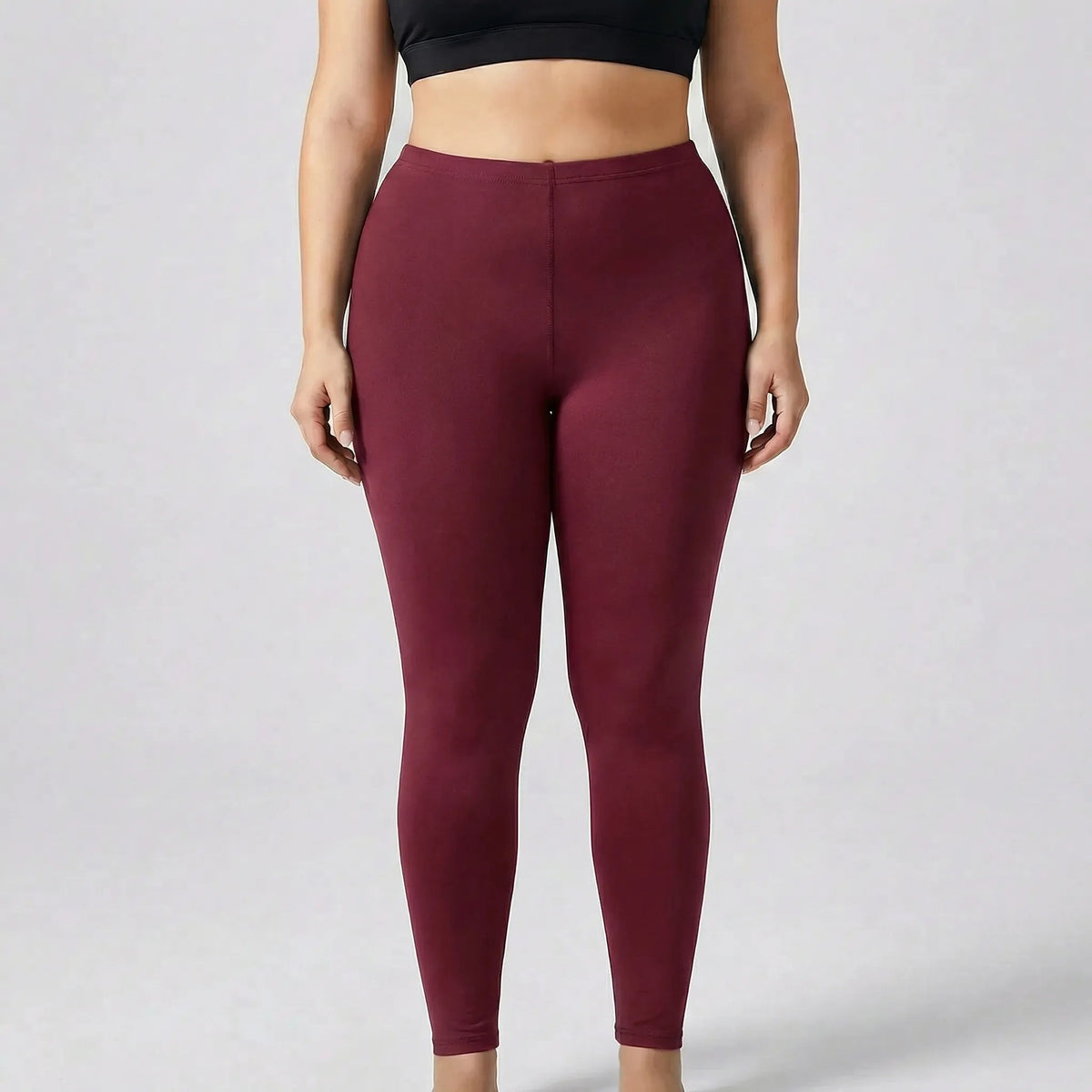 Damskie legginsy sportowe z wysokim stanem-Leggings for women-Olave
