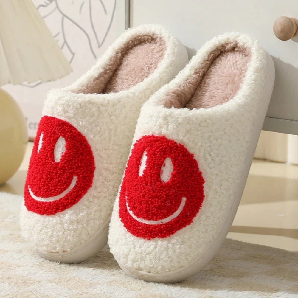 Damskie puszyste kapcie z buźką-Footwear for women-Olave