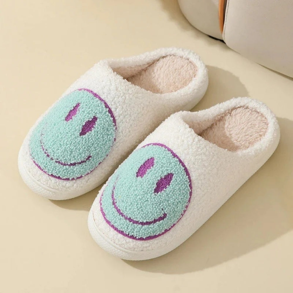 Damskie puszyste kapcie z buźką-Footwear for women-Olave