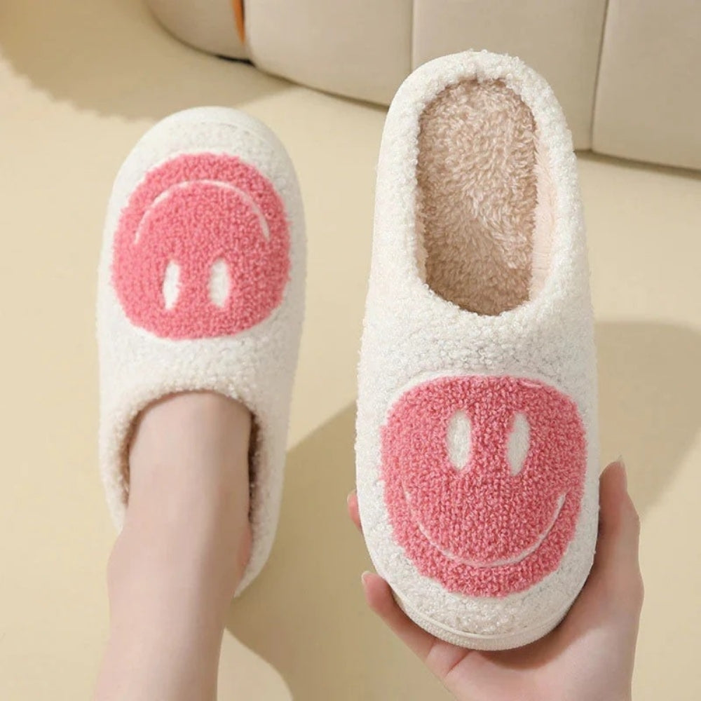 Damskie puszyste kapcie z buźką-Footwear for women-Olave