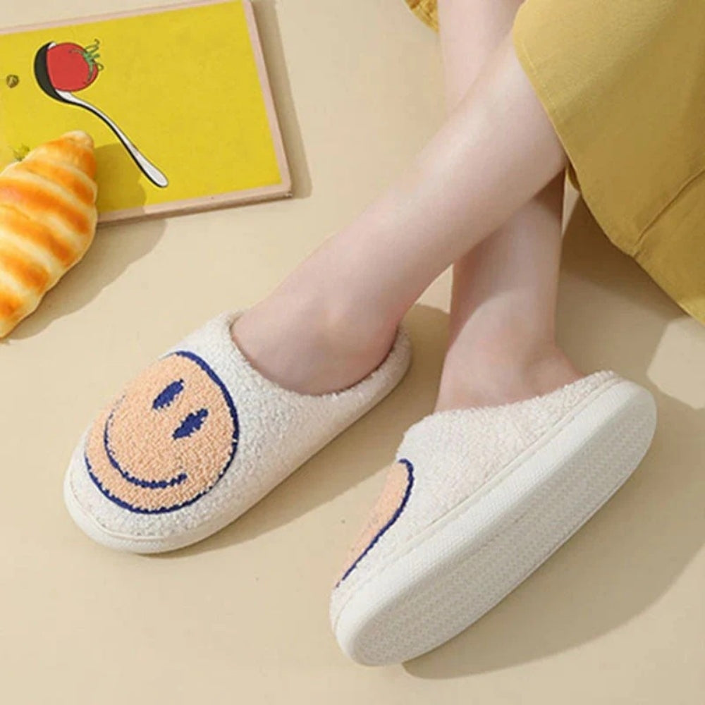 Damskie puszyste kapcie z buźką-Footwear for women-Olave