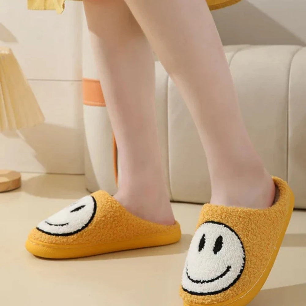 Damskie puszyste kapcie z buźką-Footwear for women-Olave