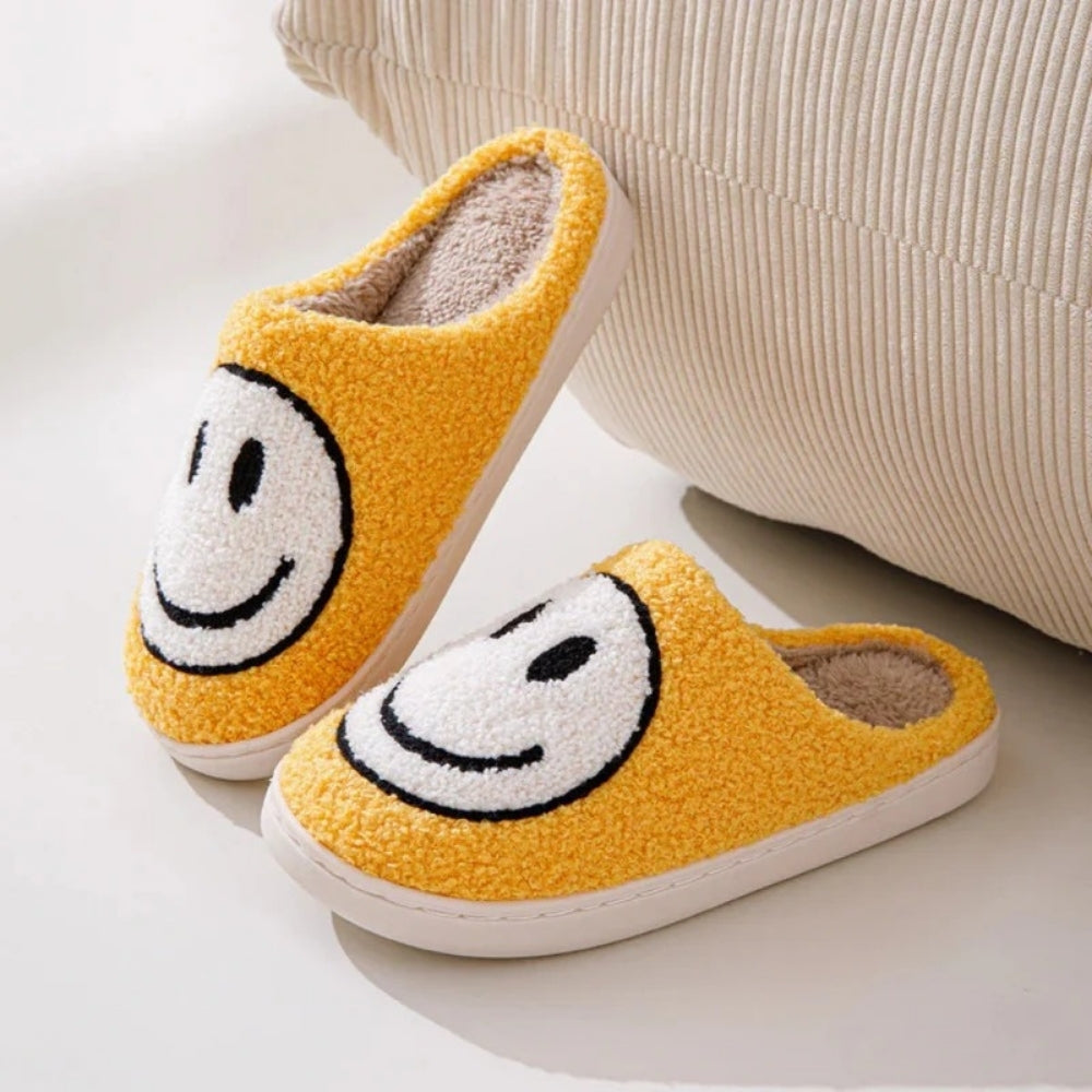 Damskie puszyste kapcie z buźką-Footwear for women-Olave