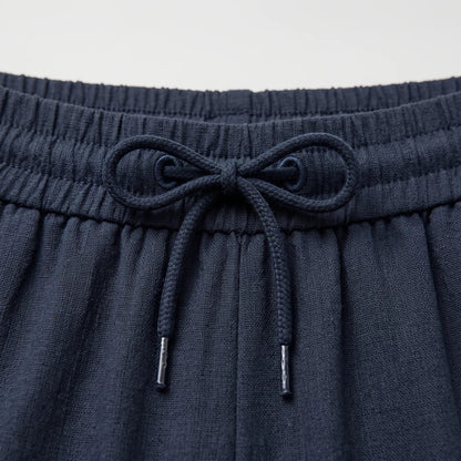 Damskie spodnie z szerokimi nogawkami i sznurkiem-Pants for woman-Olave
