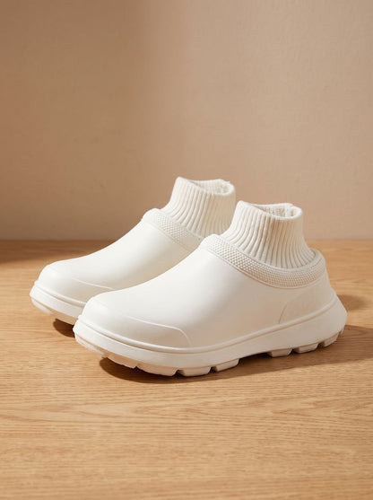 Damskie wsuwane sneakersy typu skarpetkowego na platformie-Footwear for women-Olave