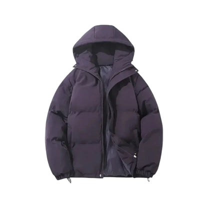 Krótka kurtka puchowa z kapturem dla kobiet-Olave