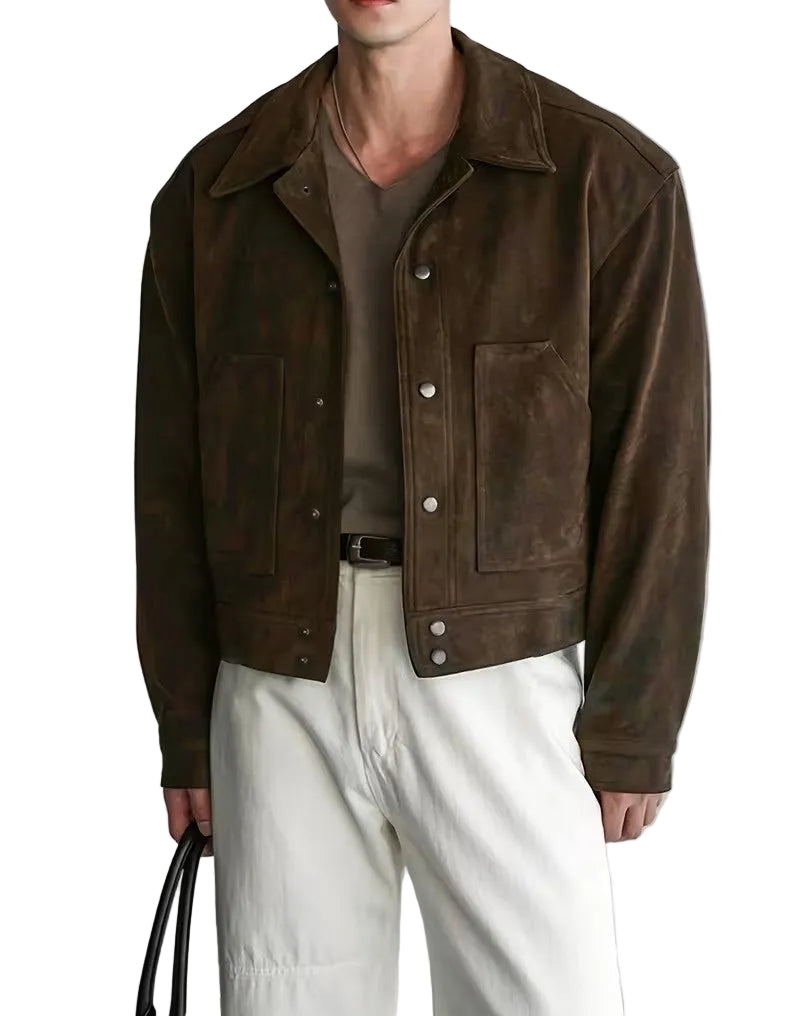 Męska Kurtka Na Guziki-Olave