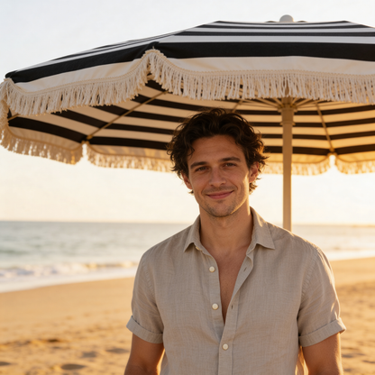 Męska koszula z krótkim rękawem zapinana na guziki-Shirts for men-Olave