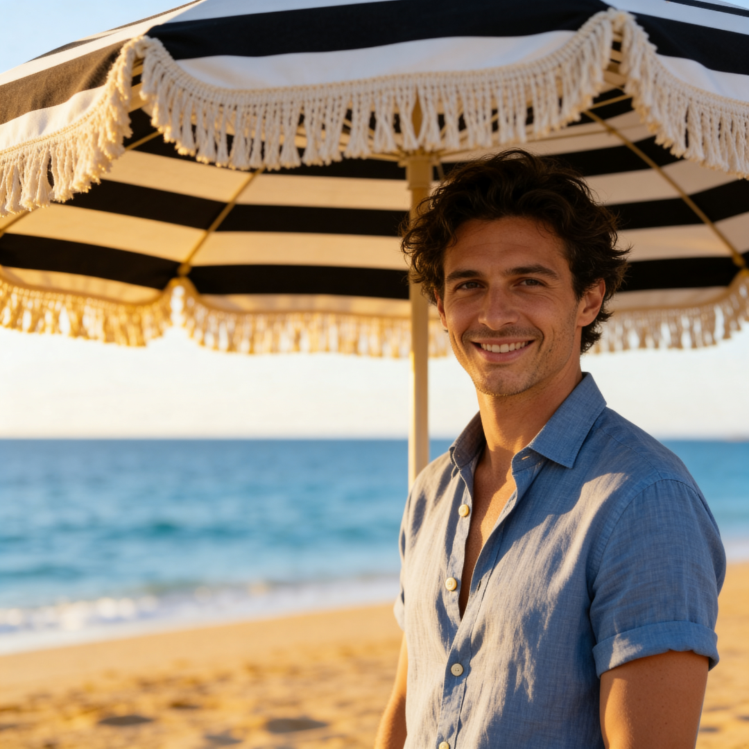 Męska koszula z krótkim rękawem zapinana na guziki-Shirts for men-Olave