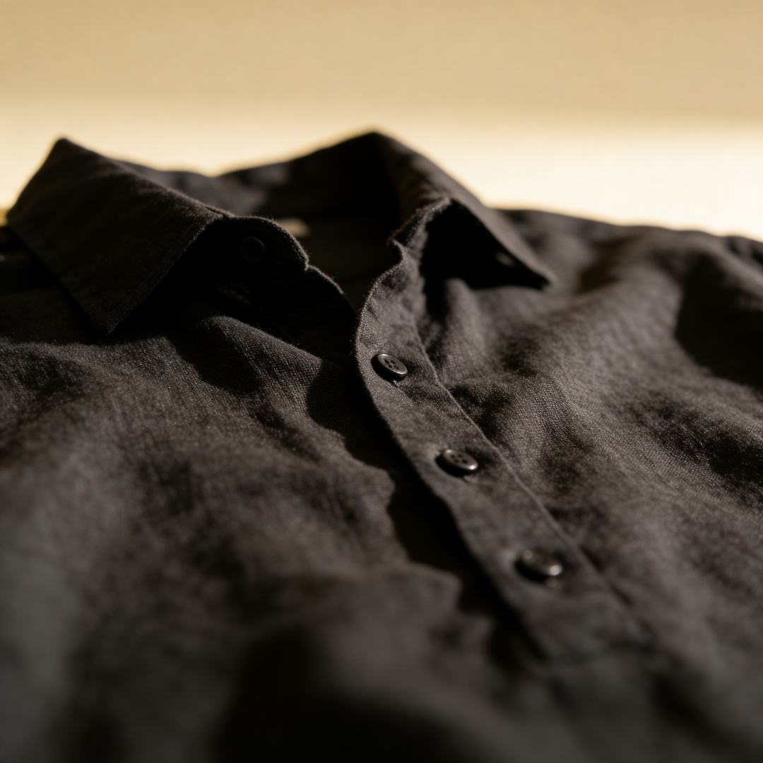 Męska koszula z krótkim rękawem zapinana na guziki-Shirts for men-Olave