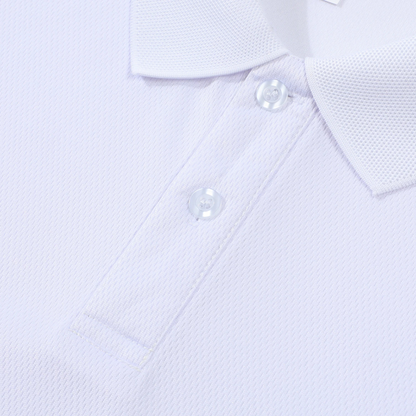 Męska koszulka polo z krótkim rękawem i zapięciem na guziki-Shirts for men-Olave