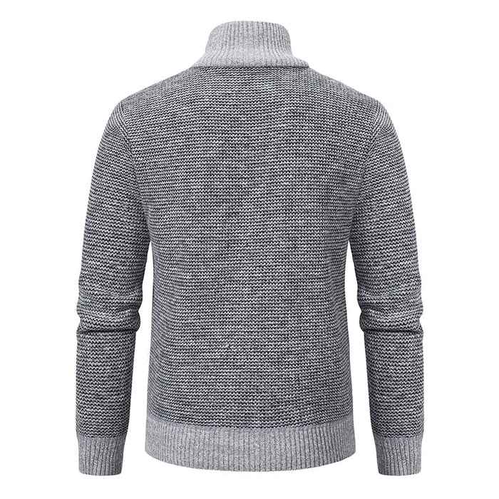Męska kurtka hybrydowa z dzianiny i pikowania-Jackets for men-Olave