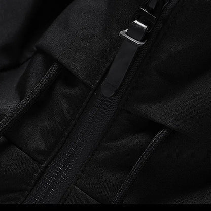 Męska kurtka puchowa z kapturem i ściągaczem-Jackets for men-Olave