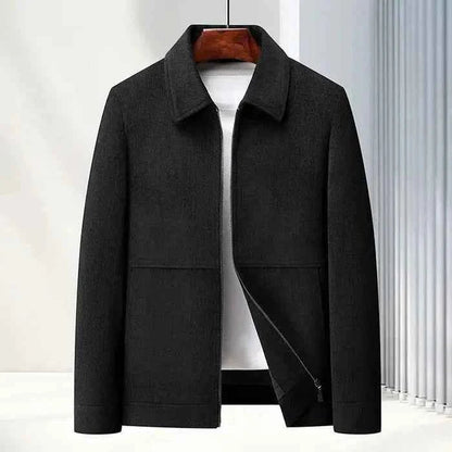 Męska kurtka zapinana na zamek o fakturowanej strukturze-Jackets for men-Olave