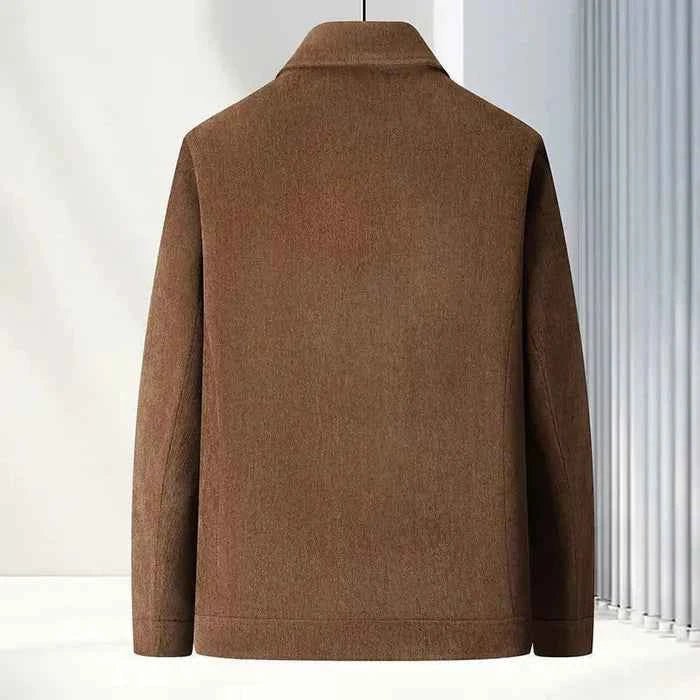 Męska kurtka zapinana na zamek o fakturowanej strukturze-Jackets for men-Olave